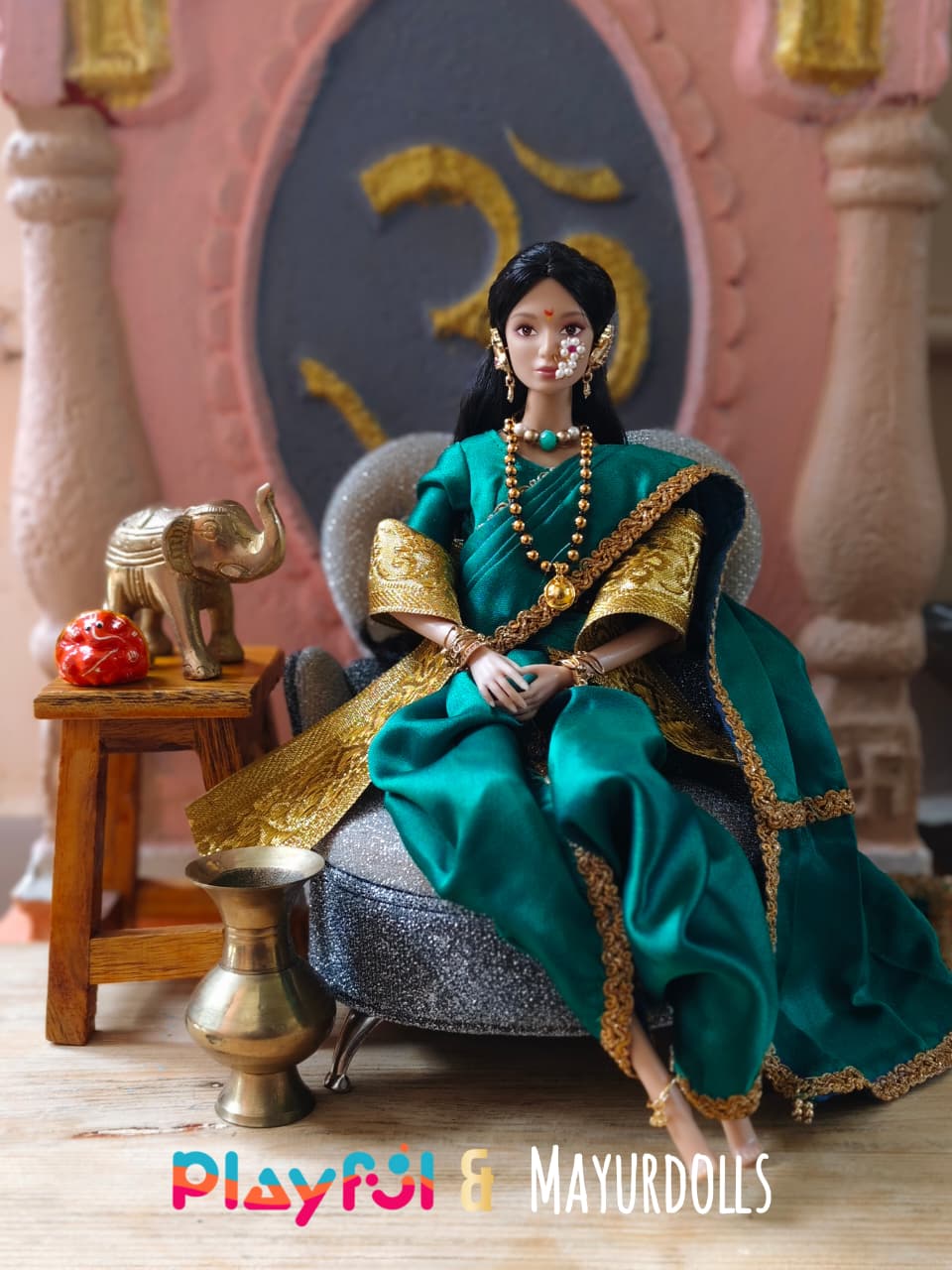 Mayur Doll X Playful: Maharashtrian Heritage Edition