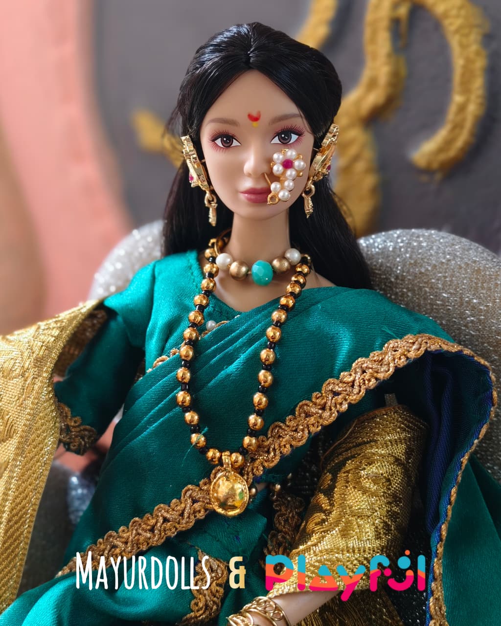 Mayur Doll X Playful: Maharashtrian Heritage Edition