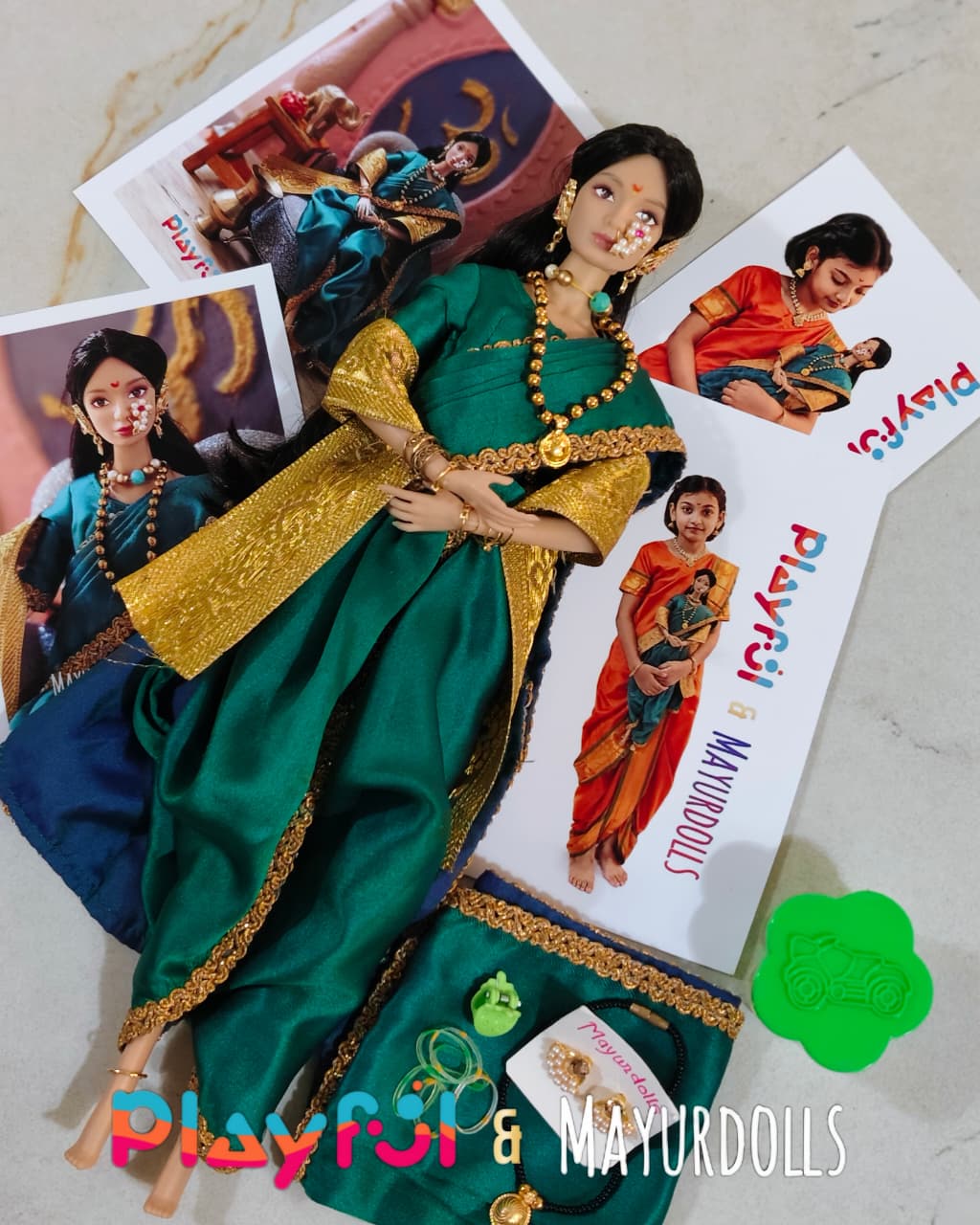 Mayur Doll X Playful: Maharashtrian Heritage Edition