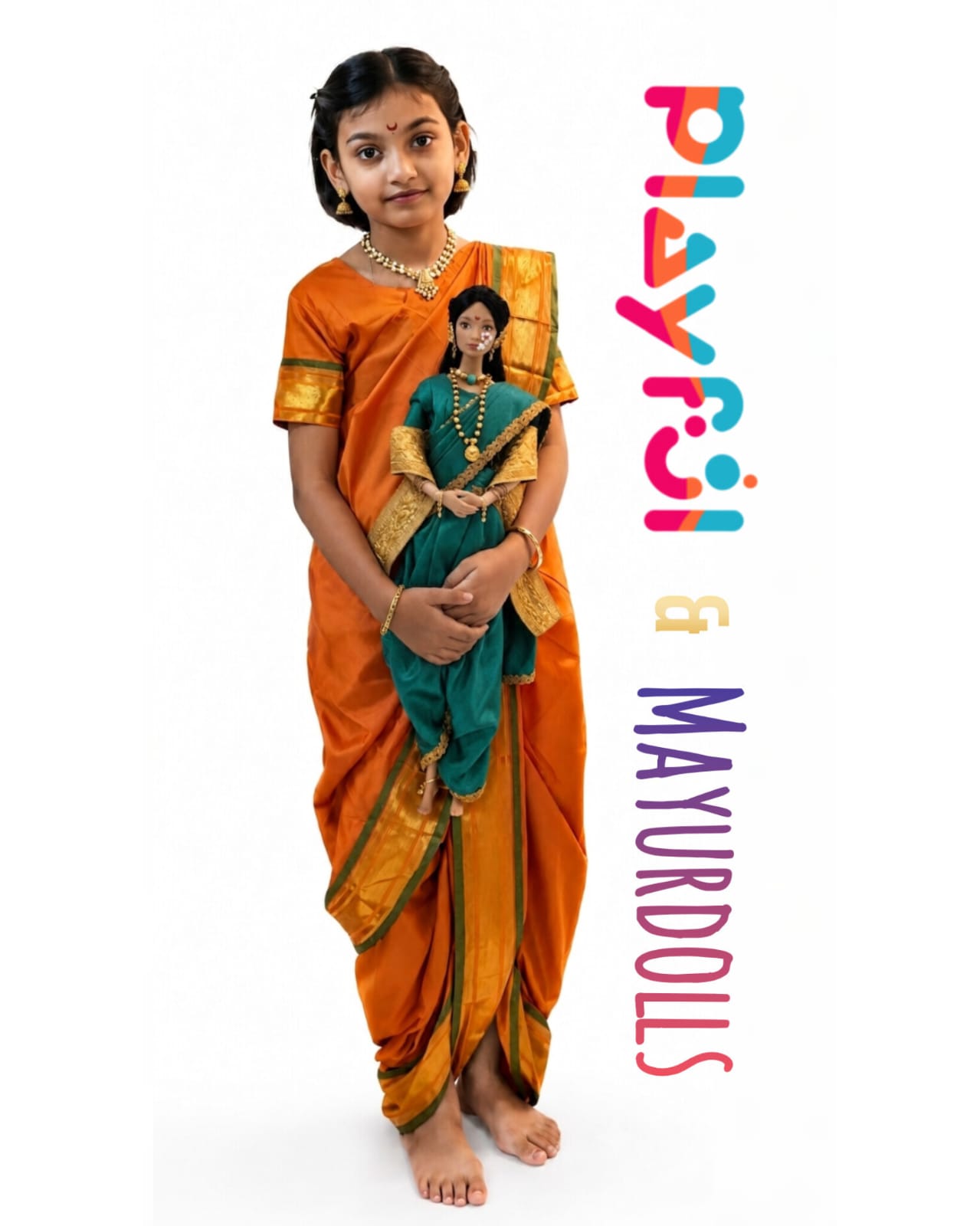Mayur Doll X Playful: Maharashtrian Heritage Edition