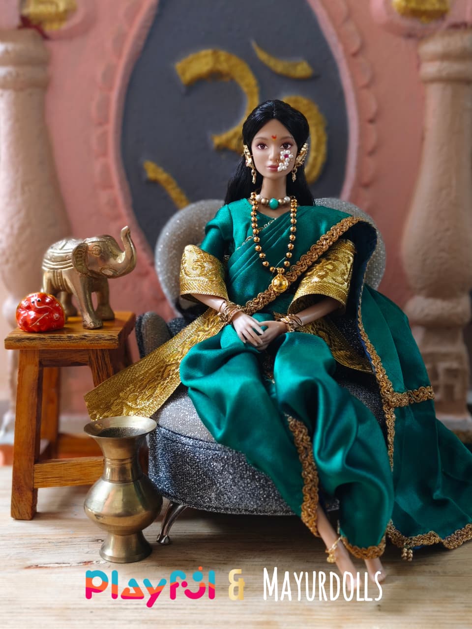 Mayur Doll X Playful: Maharashtrian Heritage Edition