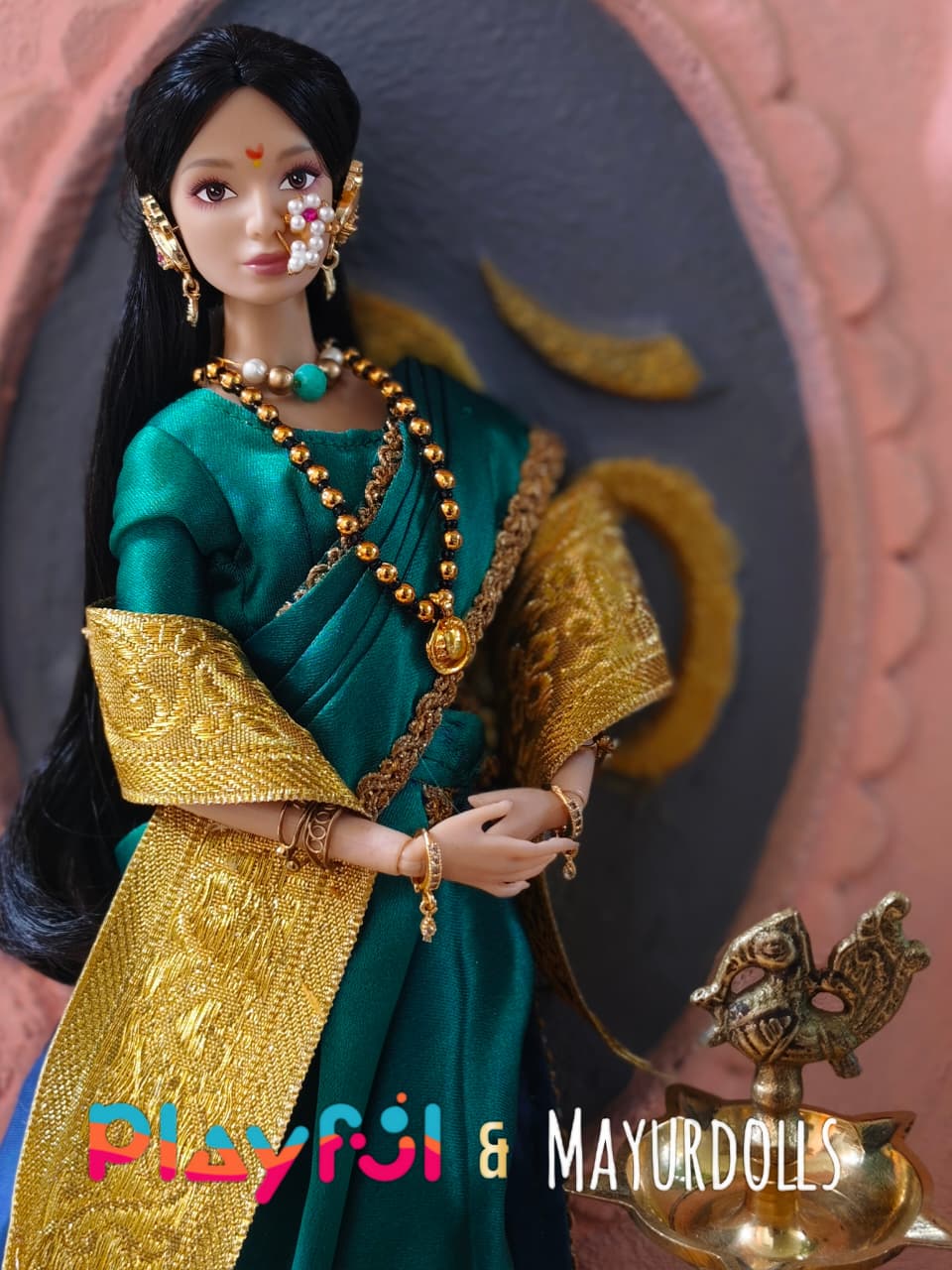 Mayur Doll X Playful: Maharashtrian Heritage Edition