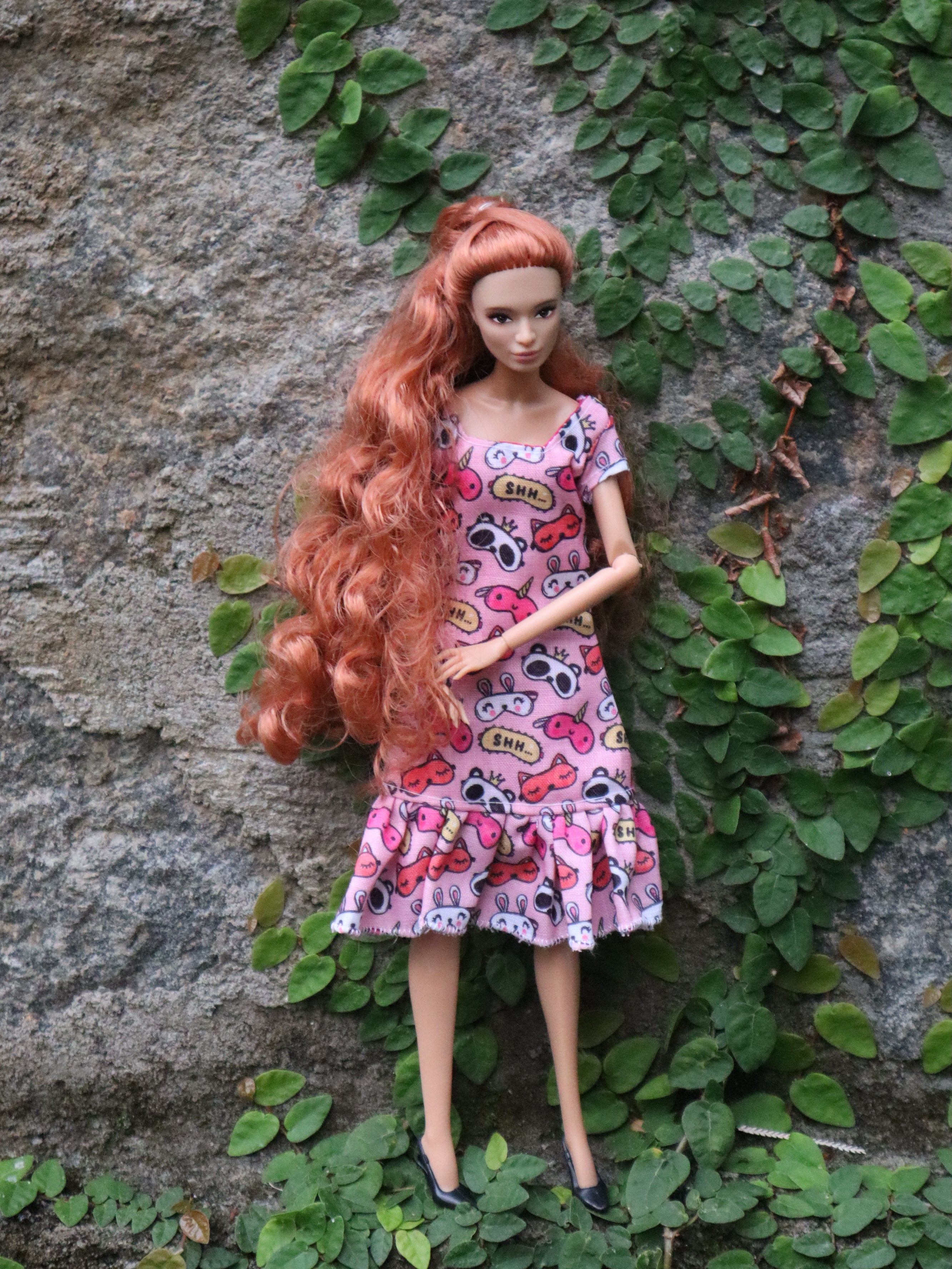 Pop Art Ruffle Dress